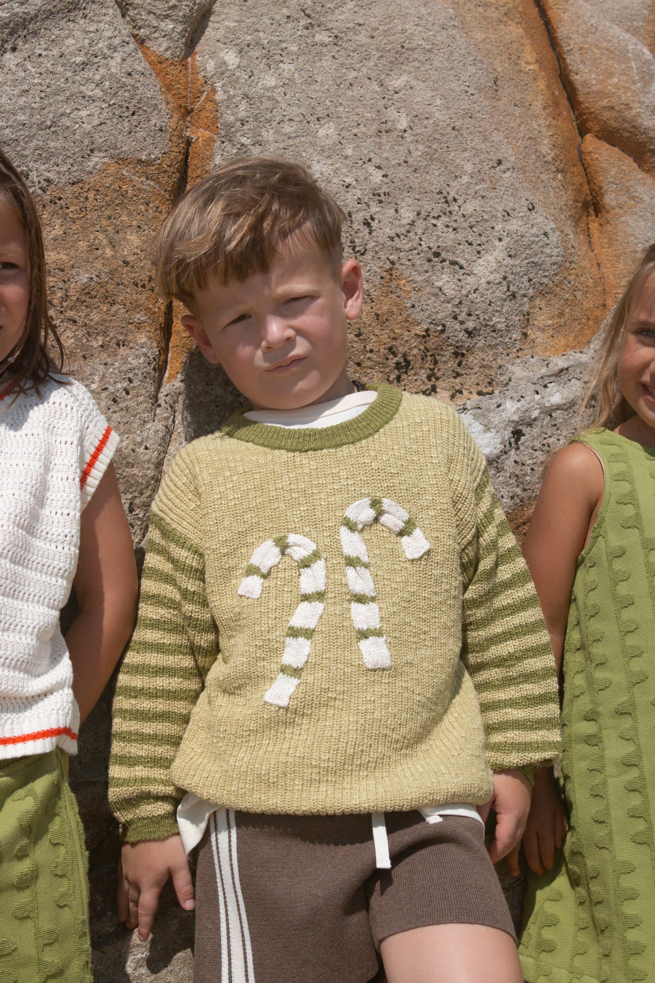 Organic Candy Cane Christmas Jumper [GROWN] (25HOL)