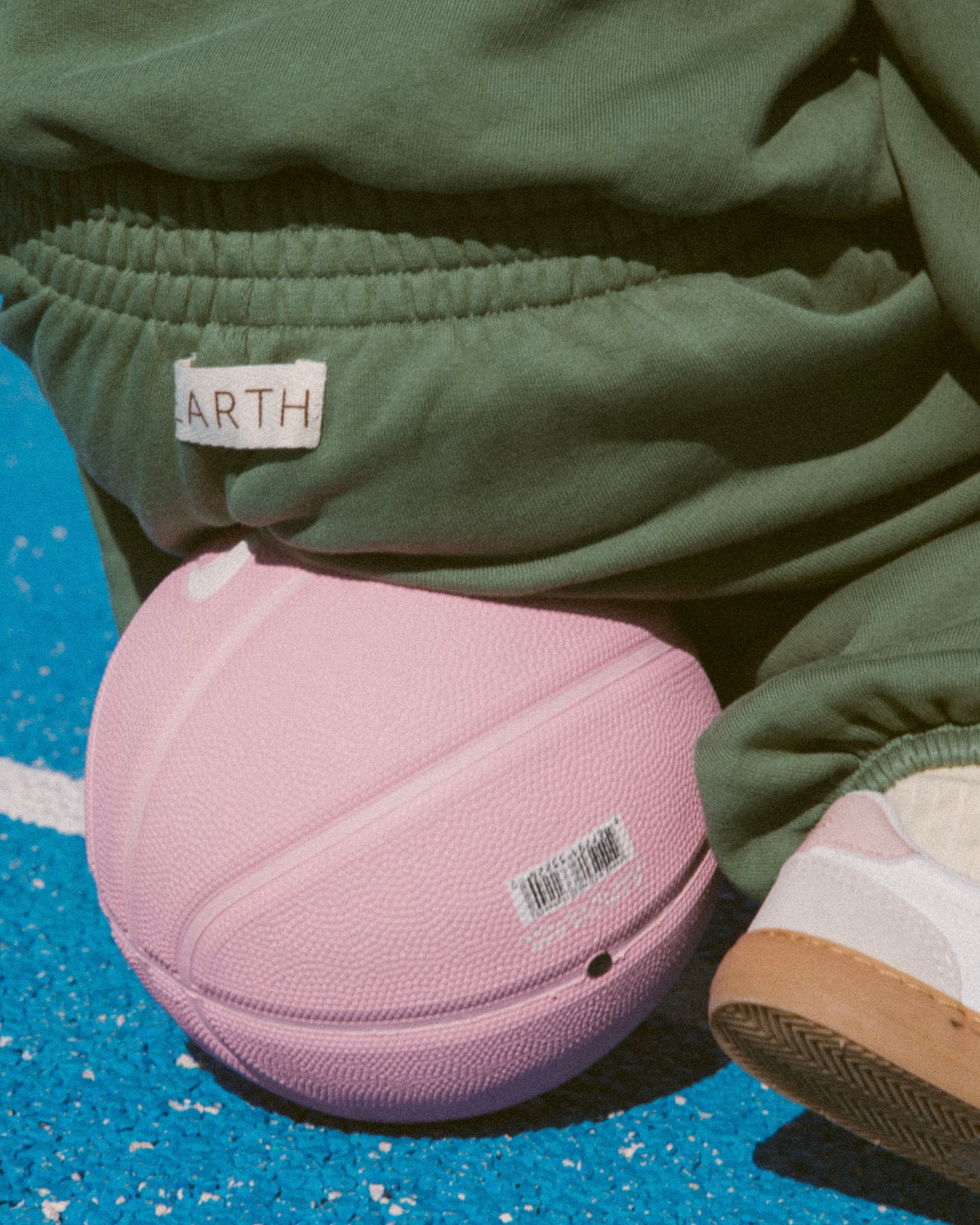 Organic French terry bottom - Grass Green [EARTH THE ARCHIVE] (26AW)