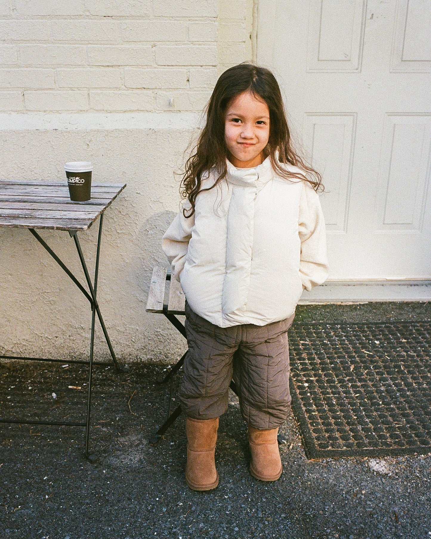 Padded vest - Brown [EARTH THE ARCHIVE] (26AW)