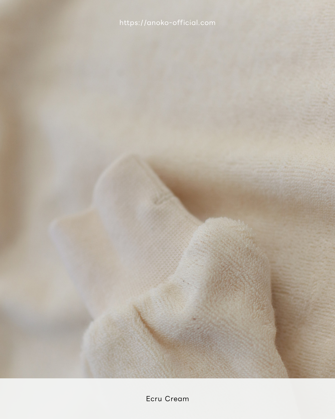Volume Sweatshirts - Ecru Cream [EARTH THE ARCHIVE] (26AW)