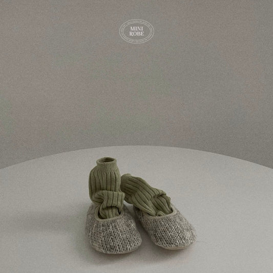 [minirobe] pistachio socks (5足set) - SS24