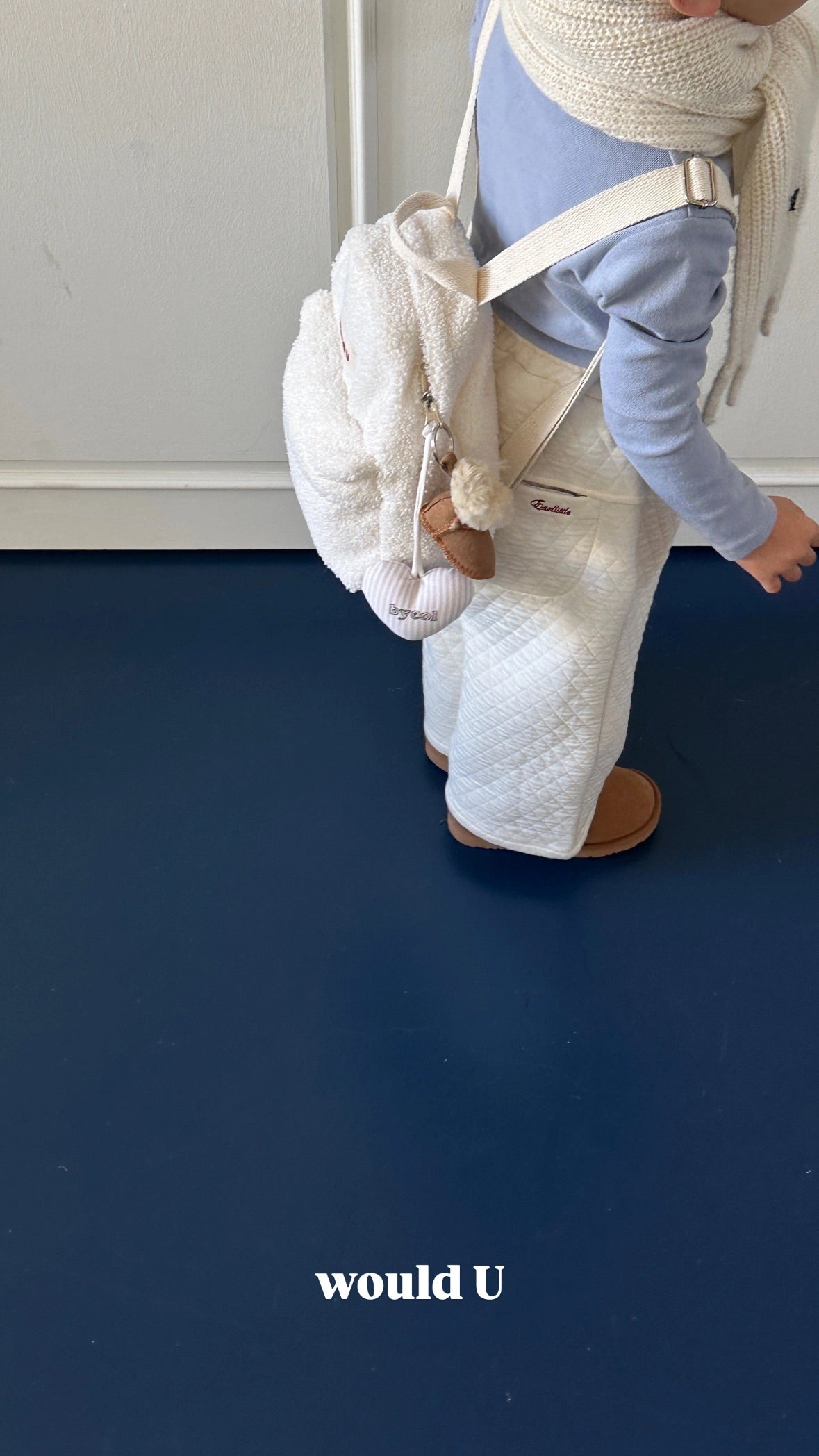 【オーダー会】Wouldu Teddy Back Pack - Ivory [wouldU]【2025年11月下旬以降順次お届け予定】