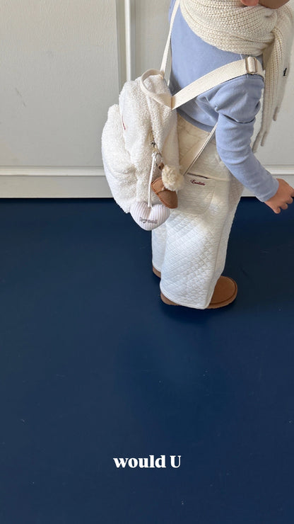 【オーダー会】Wouldu Teddy Back Pack - Ivory [wouldU]【2025年11月下旬以降順次お届け予定】