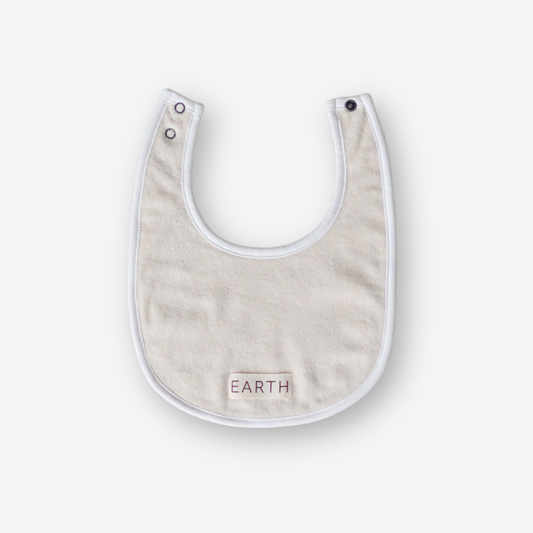 Organic Bib - Ecru Cream [EARTH THE ARCHIVE] (26AW)