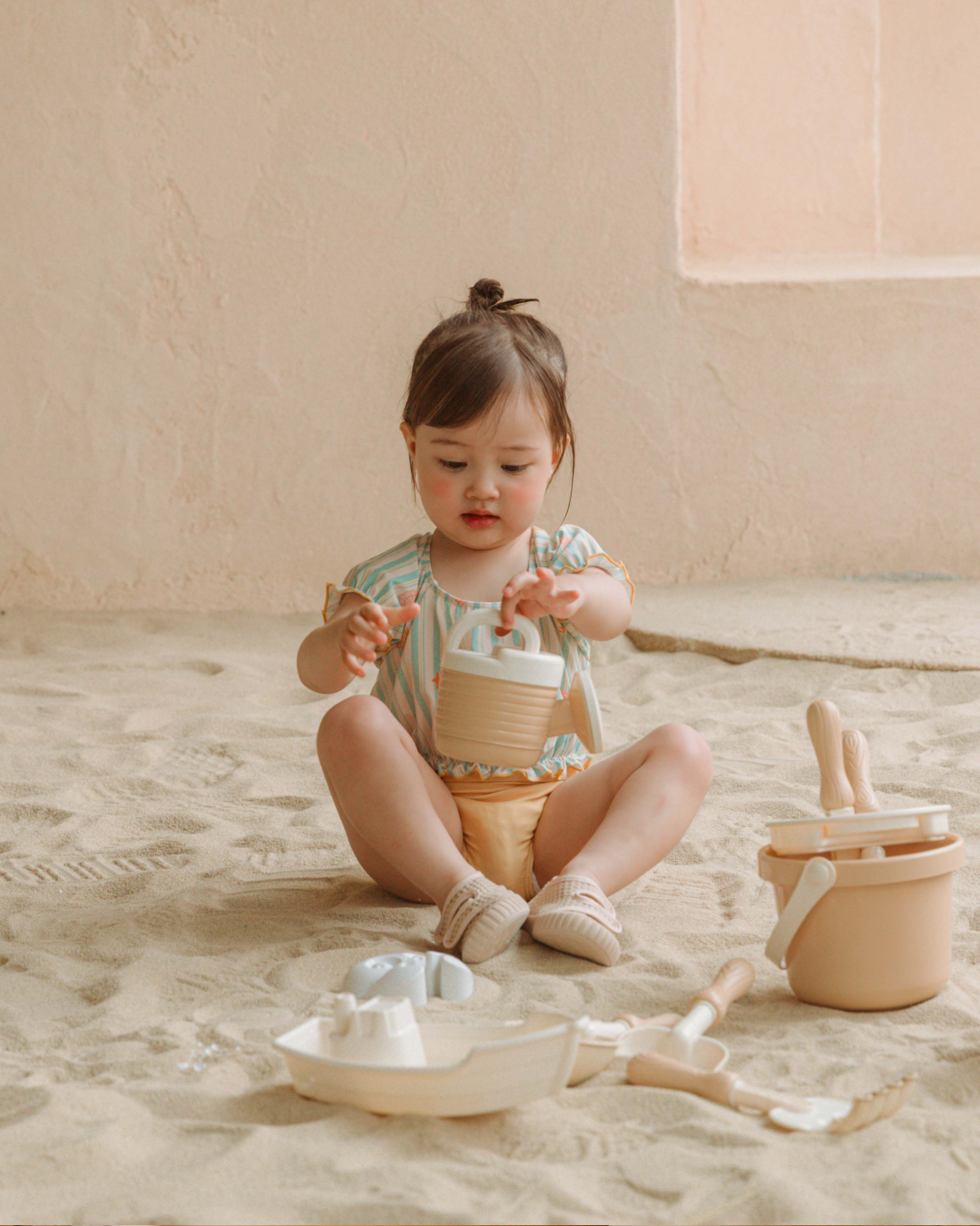 Ocean Play Wave Swim Suit (2PCS) [Doucement] (25SS)