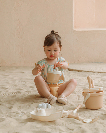 Ocean Play Wave Swim Suit (2PCS) [Doucement] (25SS)