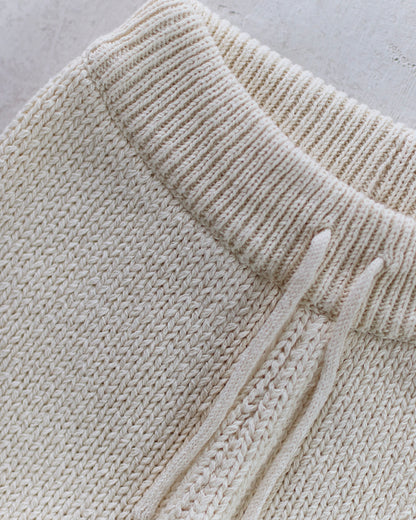 Knit bottom - Cream [EARTH THE ARCHIVE] (26AW)