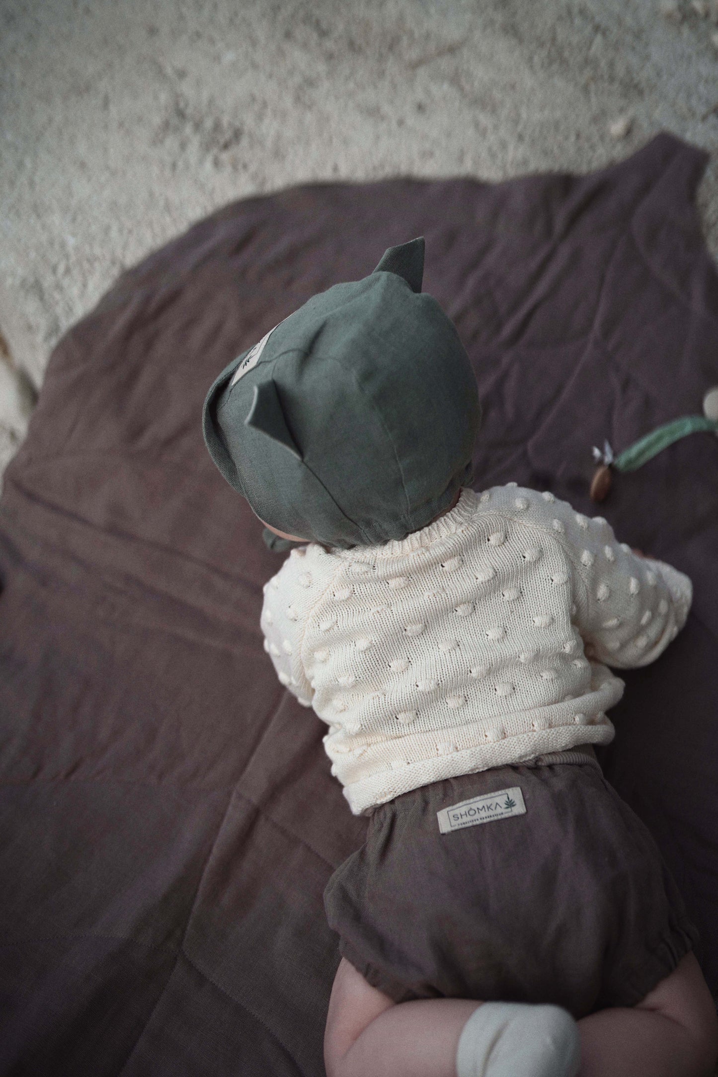 【オーダー会】'CAT' LINEN BONNET [SHOMKA] 【2026年4月中旬以降順次発送】