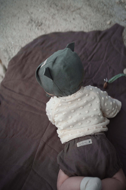 【オーダー会】'CAT' LINEN BONNET [SHOMKA] 【2026年4月中旬以降順次発送】