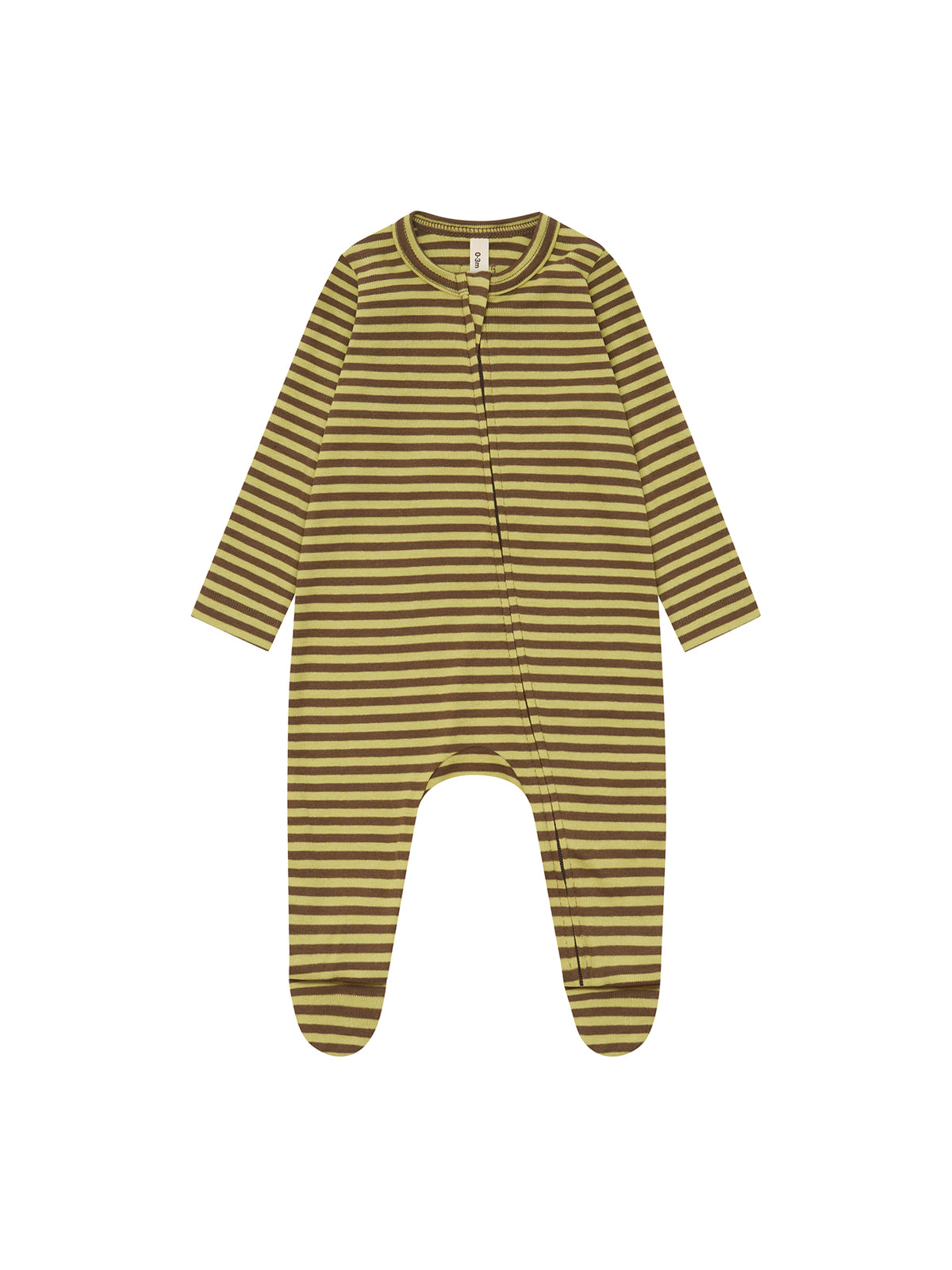 Chicory Stripes Zip Sleepsuit [Organic Zoo](26AW)drop1
