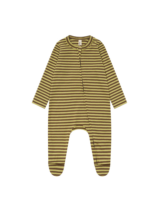 Chicory Stripes Zip Sleepsuit [Organic Zoo](26AW)drop1
