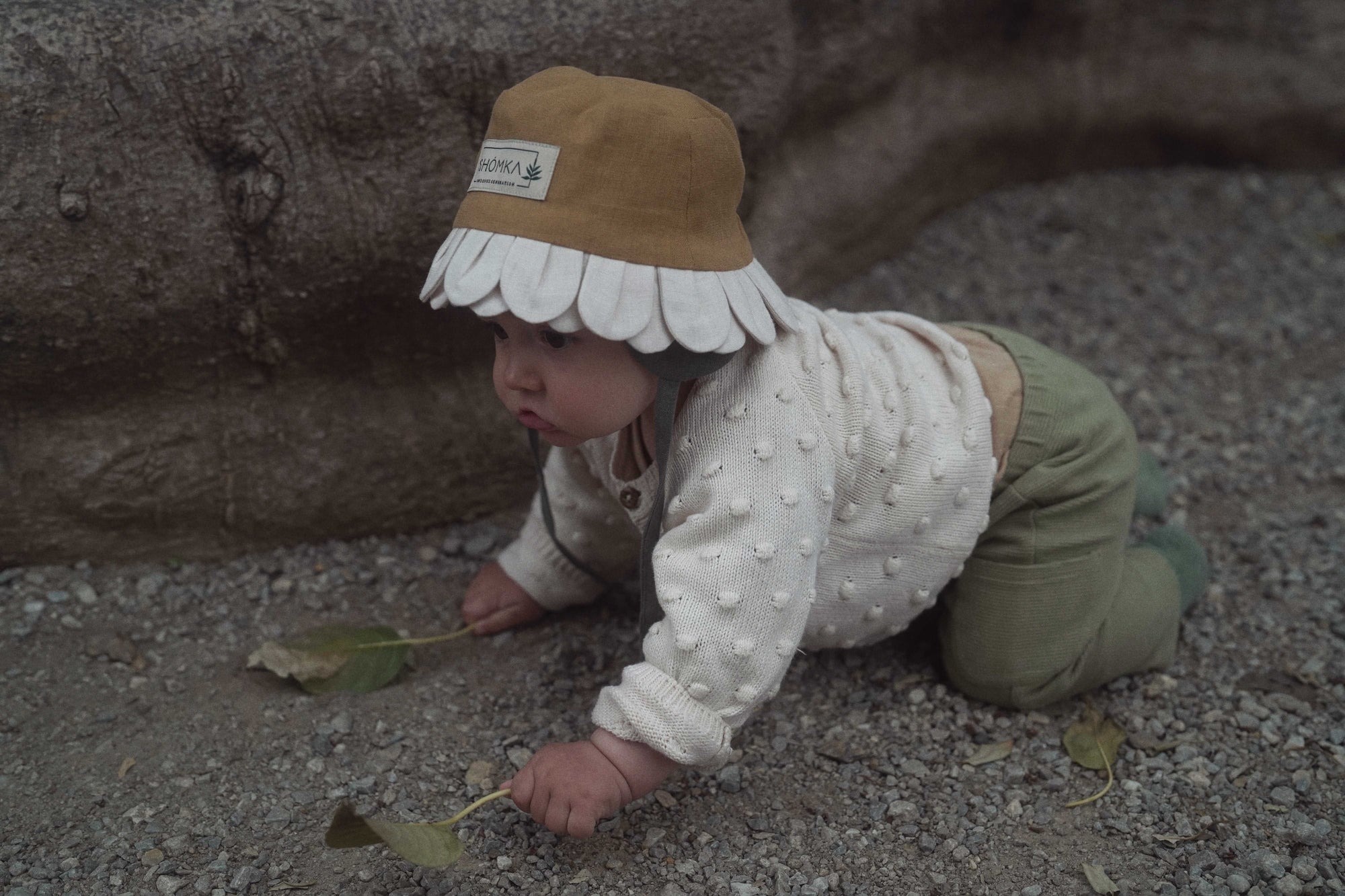 【オーダー会】'DAISY' LINEN FLOWER HAT [SHOMKA] 【2026年5月下旬以降順次発送】