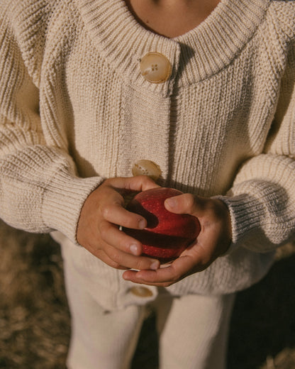 Knit cardigan - Cream [EARTH THE ARCHIVE] (26AW)