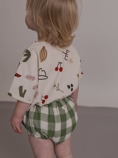 Dill Gingham Shortie [organic zoo] (26SS)