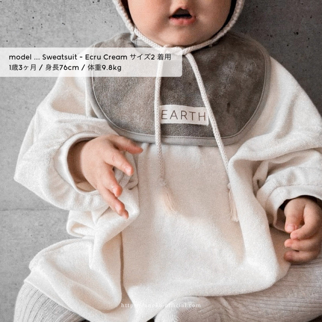 入荷予定分予約販売】 Baby Sweatsuit [EARTH THE ARCHIVE] (全5色