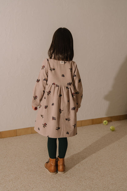 【予約販売】 VERMONT DRESS - LIGHT MAUVE / BLACKBERRIES [STUDIO BOHEME] (25AW) 【2025年9月中旬以降入荷予定】