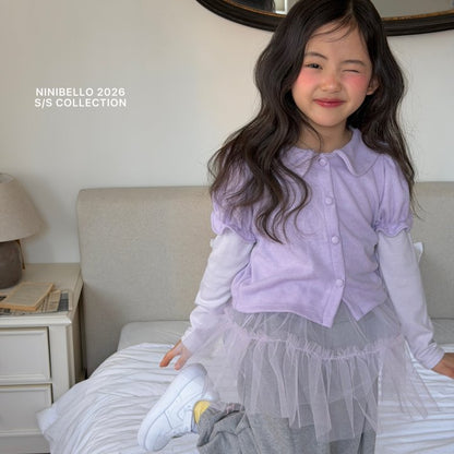 【予約販売】ballerina tutu tee [NINIBELLO] (26SS)【2026年2月下旬以降順次発送】