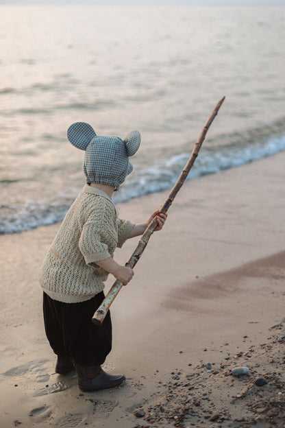 【オーダー会】'MOUSE' LINEN BONNET [SHOMKA] 【2026年4月中旬以降順次発送】