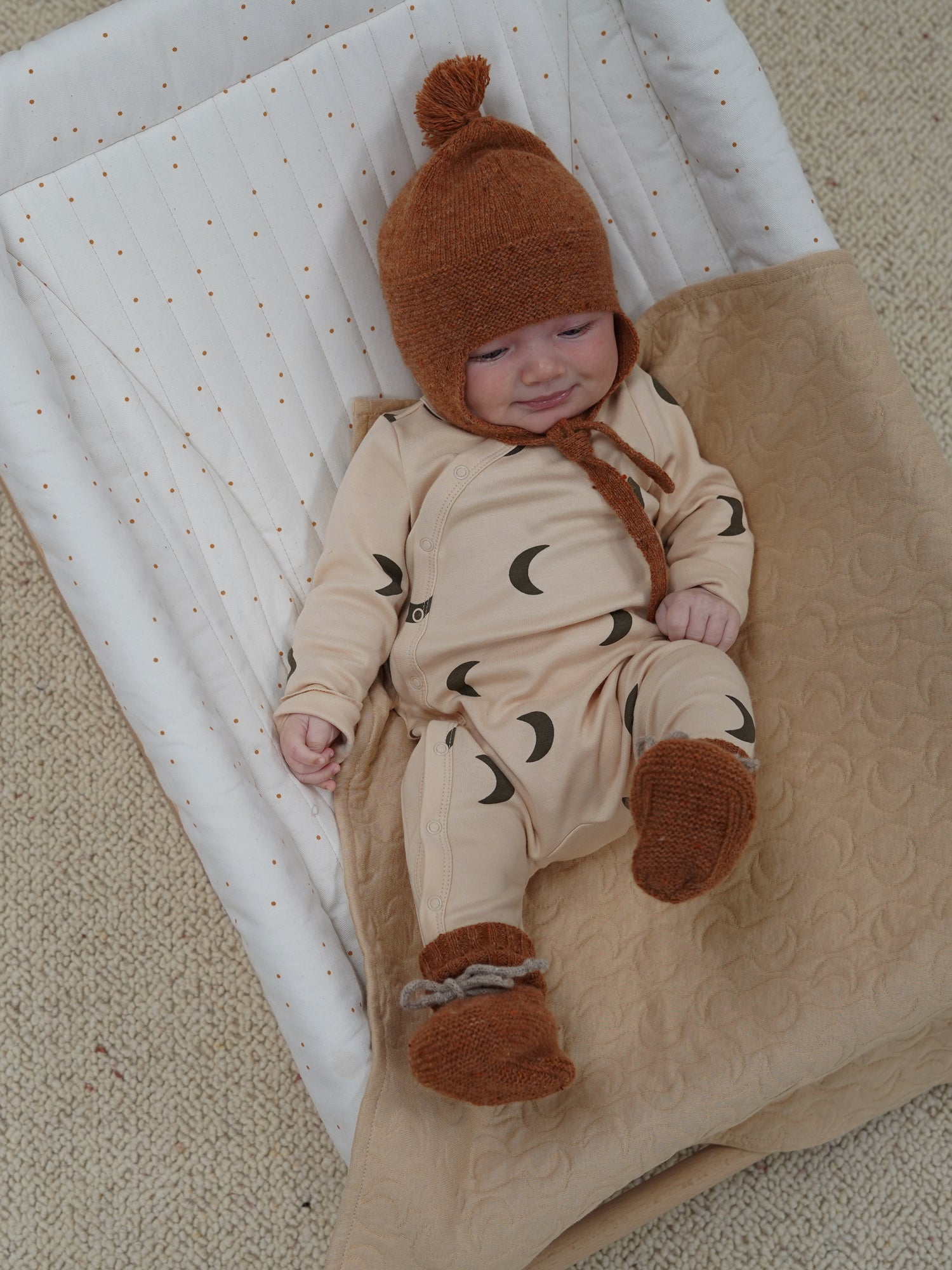DESERT MIDNIGHT SUIT WITH CONTRAST FEET [organic zoo]