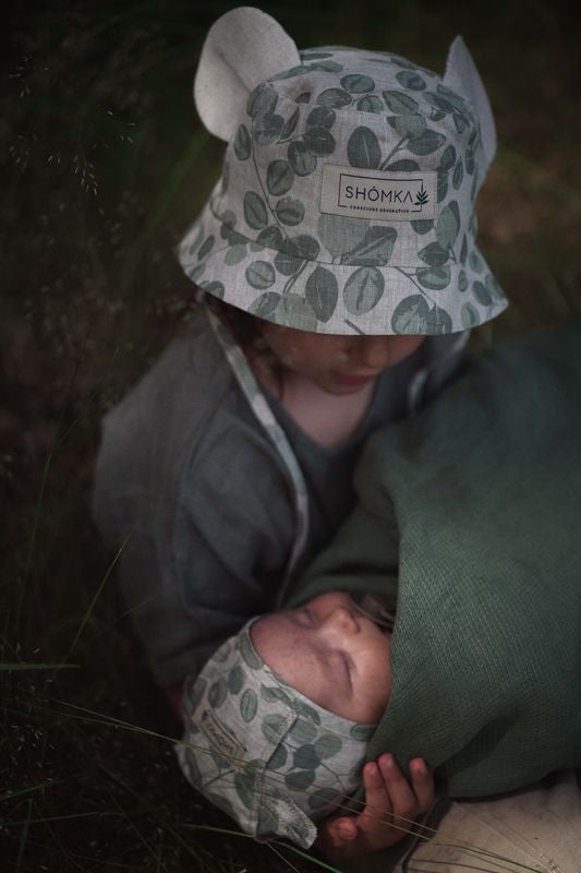 【オーダー会】'MOUSE' LINEN HAT [SHOMKA] 【2026年4月中旬以降順次発送】