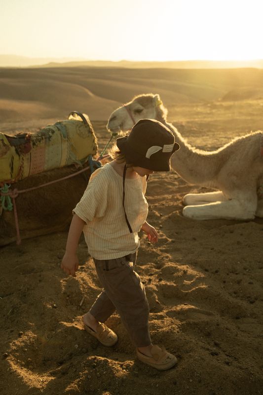 【オーダー会】'CAMEL' LINEN HAT [SHOMKA] 【2026年4月中旬以降順次発送】