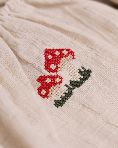 Little Mushroom Blouse [Doucement] (25AW)【2025年10月下旬以降お届け予定】