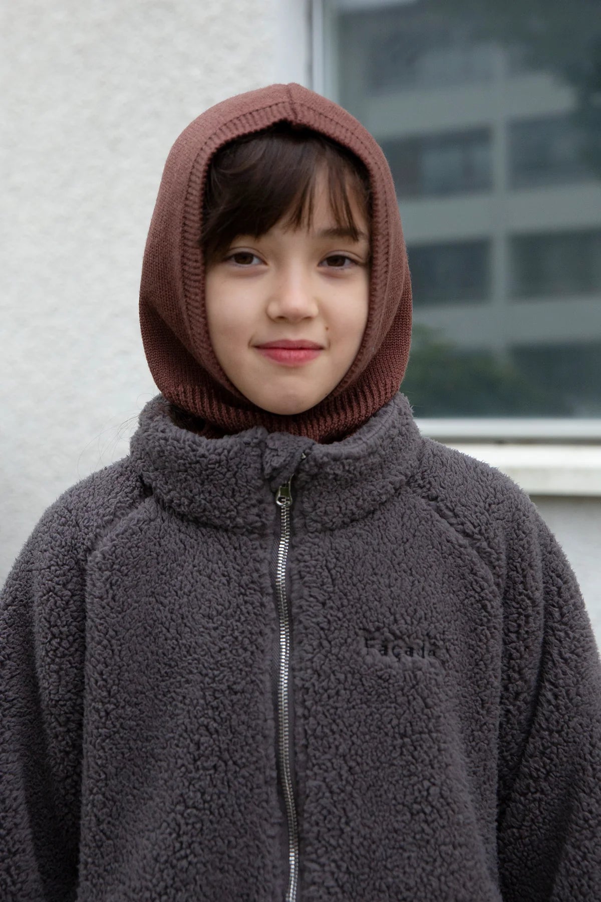 Merino Balaclava - Burgundy [Façade](26AW)drop1