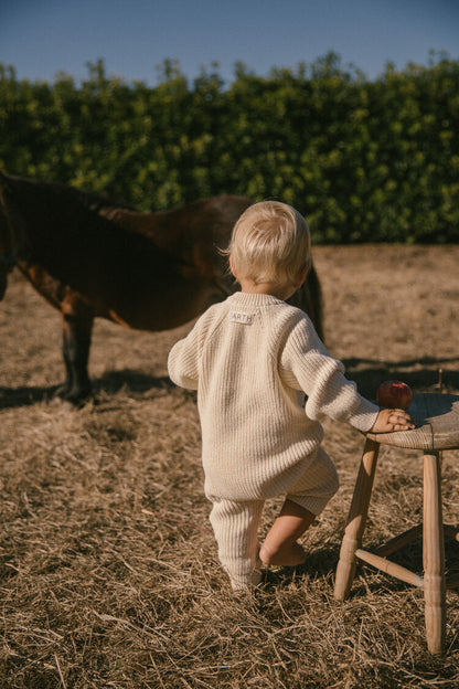 Button Knit Jumpsuit [EARTH THE ARCHIVE] (全3色)