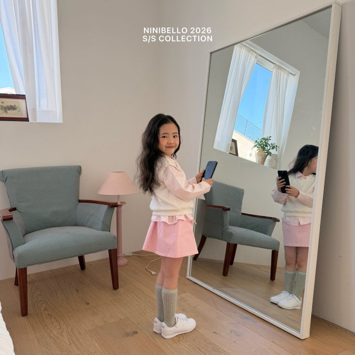 【予約販売】Butter Skirt [NINIBELLO] (26SS)【2026年2月下旬以降順次発送】