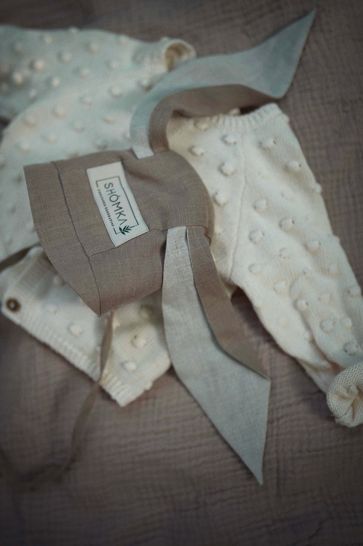 【オーダー会】'HARE' LINEN BONNET [SHOMKA] 【2026年4月中旬以降順次発送】