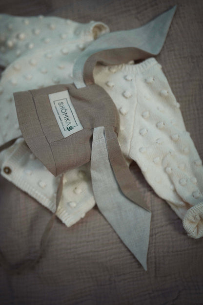 【オーダー会】'HARE' LINEN BONNET [SHOMKA] 【2026年4月中旬以降順次発送】