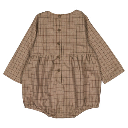 【オーダー会】 Romper BOURSE - brown tiles [Maison Marelle](25AW Drop1) 【2025年12月中旬以降発送予定】