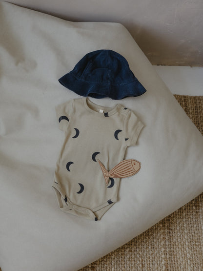 Dusky Midnight Short Sleeve Bodysuit [organic zoo]