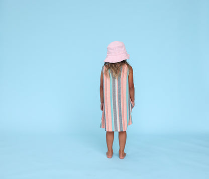 Summer Stripe Cotton Shift Dress - Summer Stripe