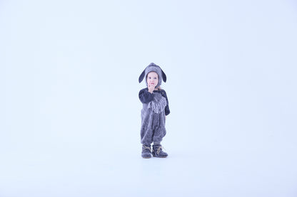 Snow Jacquard Bunny Bonnet - Gray [eLfinFolk / エルフィンフォルク] (25AW•Drop2) 【2025年9月中旬以降発送予定】