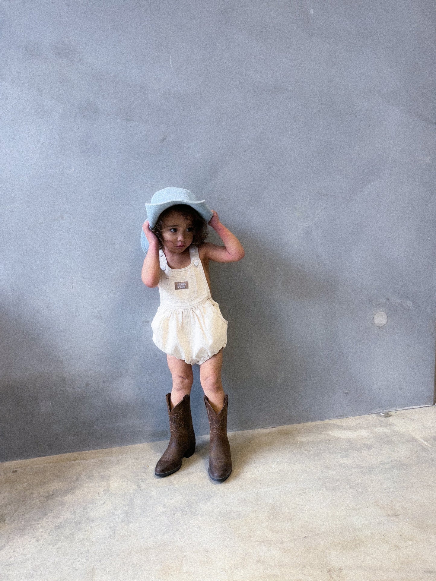 Bowie Bubble Romper - New Natural [Twin Collective]