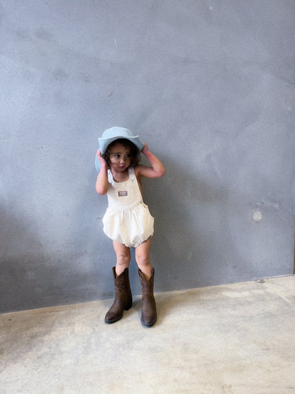 Bowie Bubble Romper - New Natural [Twin Collective]