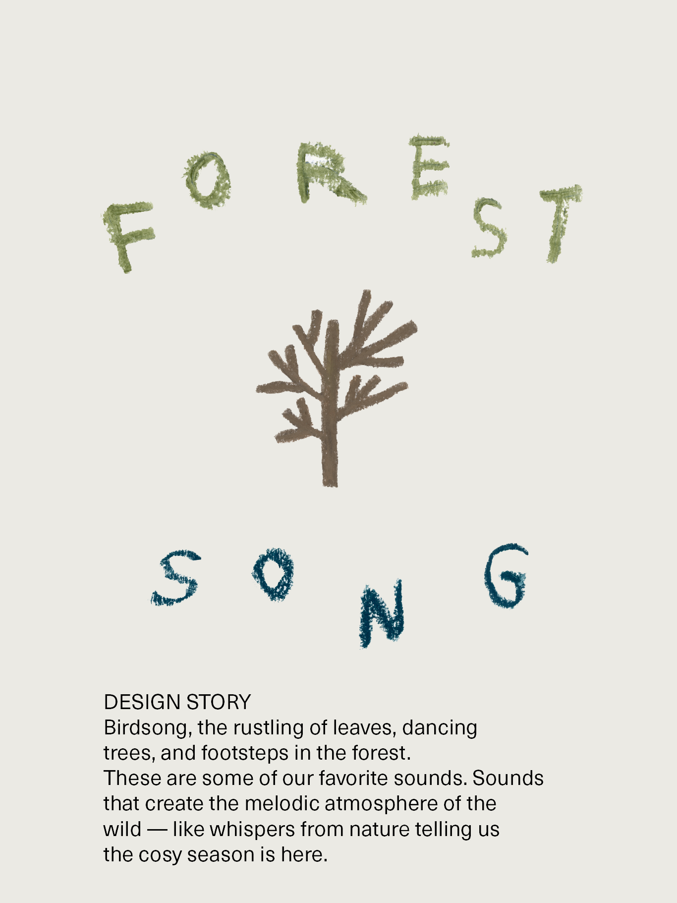 FOREST SONG SWEATSHIRT UNDYED [organic zoo] (25AW)