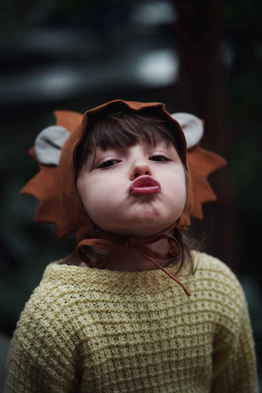 【オーダー会】'LION' LINEN BONNET [SHOMKA] 【2026年4月中旬以降順次発送】