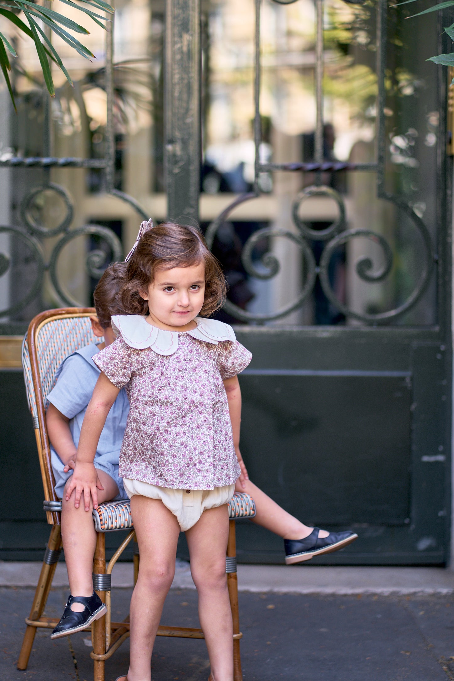 Blouse NOLLET - pink flowers [Maison Marelle] (26SS)