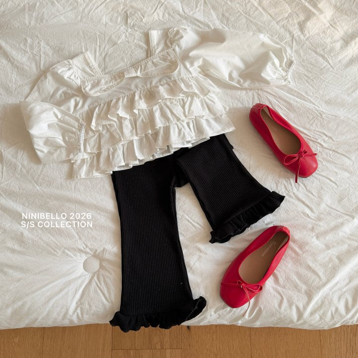 【予約販売】Bubble Cancan Blouse [NINIBELLO] (26SS)【2026年2月下旬以降順次発送】