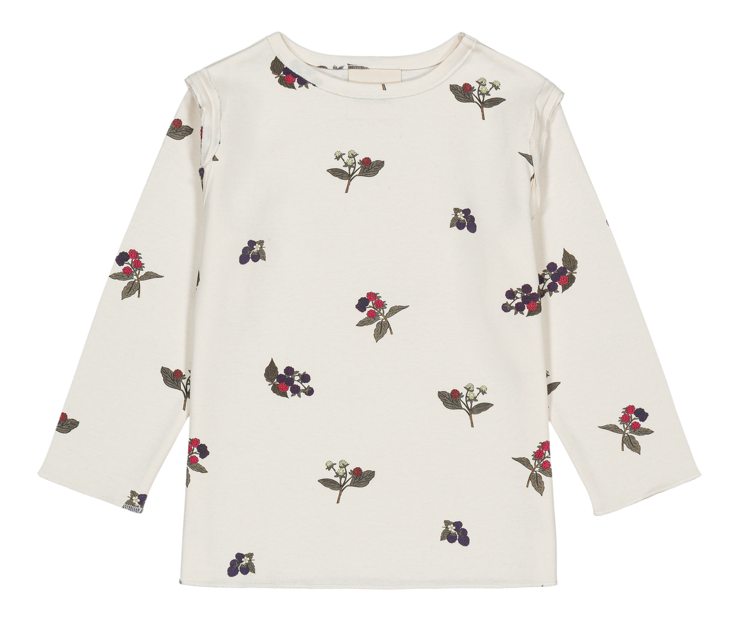 【予約販売】 LALA T-SHIRT - ECRU / BLACKBERRIES [STUDIO BOHEME] (25AW) 【2025年9月中旬以降入荷予定】