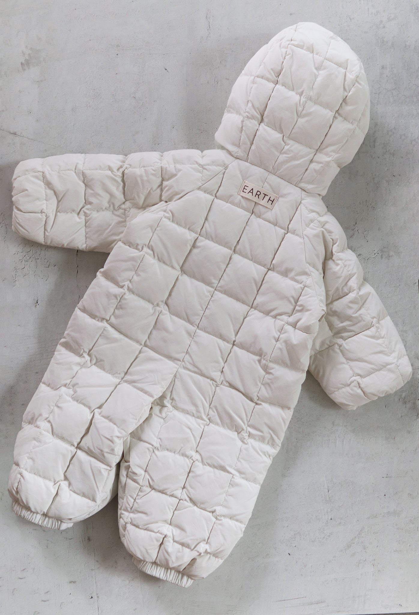Lightweight padded jumpsuit - Cream [EARTH THE ARCHIVE] (26AW)