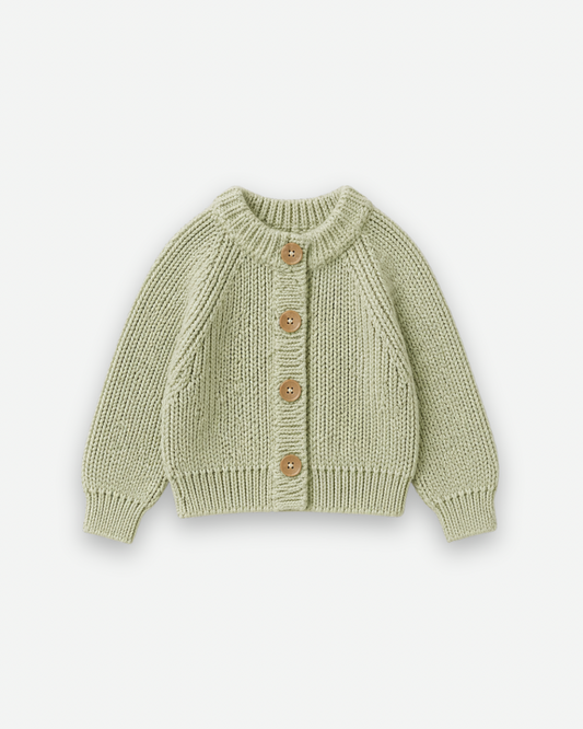 Knit cardigan - Light Olive [EARTH THE ARCHIVE] (26AW)