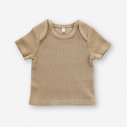 【26年11月オーダー会】 Ribbed Shorts Sleeve [EARTH THE ARCHIVE] (全2色) 【2026年3月上旬以降お届け予定】