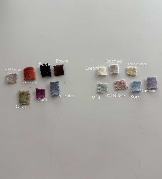 【オーダー会】cloud terry bibs [wouldU]【2025年11月下旬以降順次お届け予定】