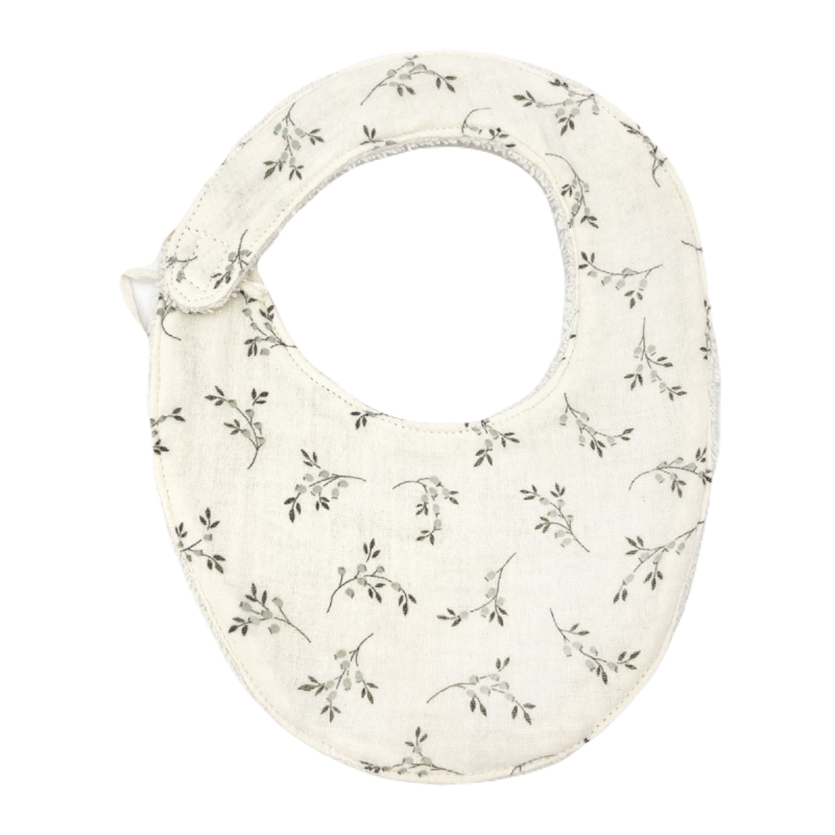 [Babyshower] Printed bib - Olive Bloom