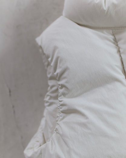 Padded vest - Cream [EARTH THE ARCHIVE] (26AW)