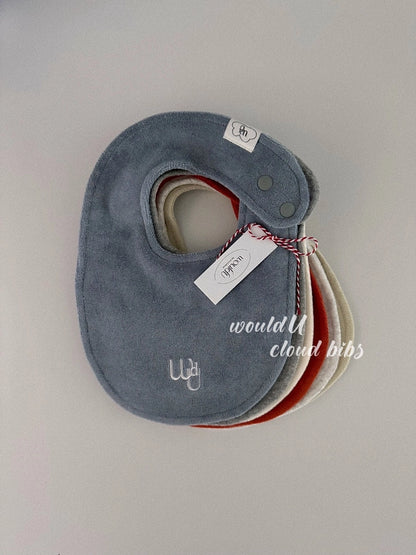 【オーダー会】cloud terry bibs [wouldU]【2025年10月中旬以降順次お届け予定】
