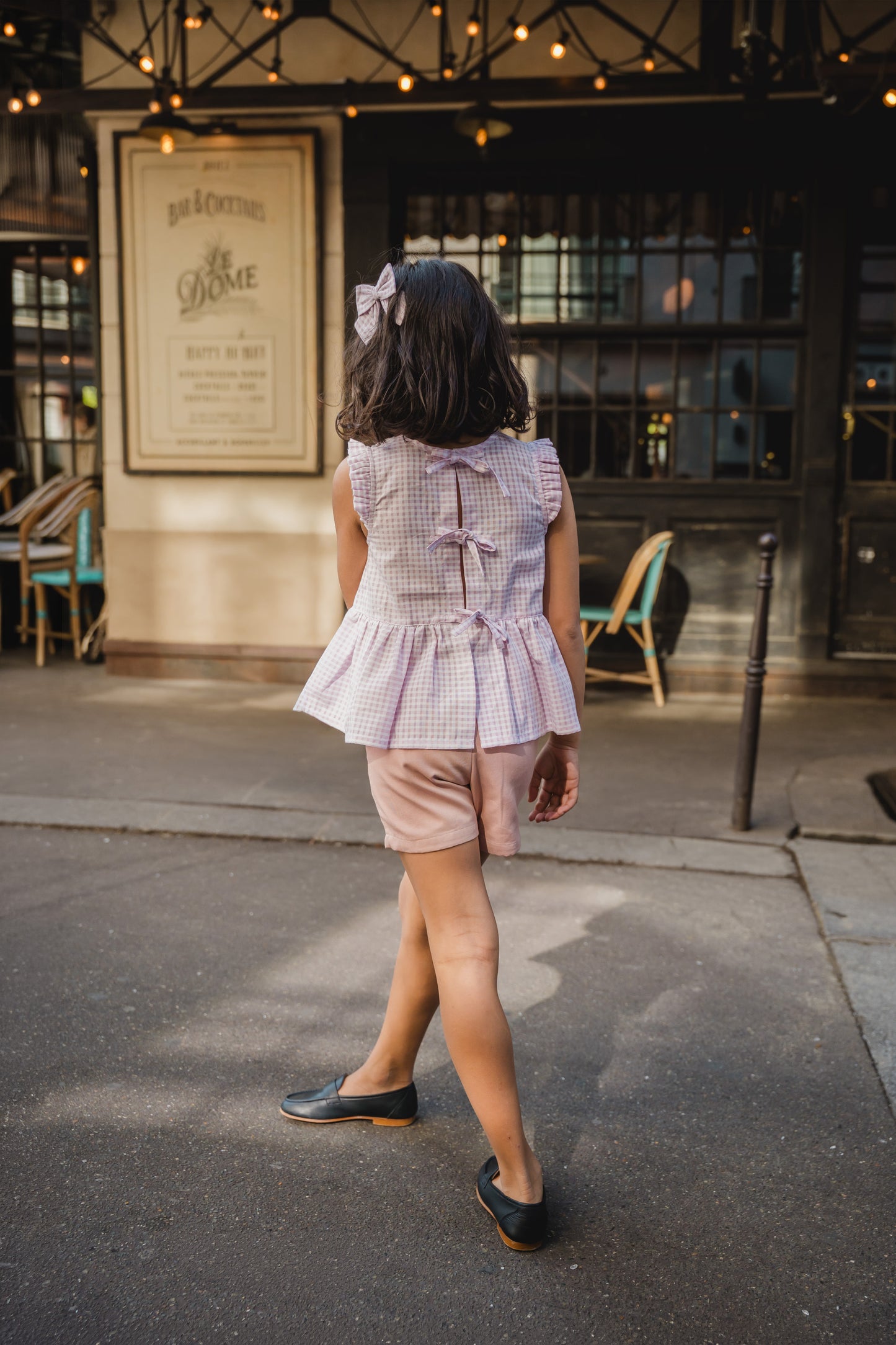 Blouse VOSGES - gingham pink [Maison Marelle] (26SS)